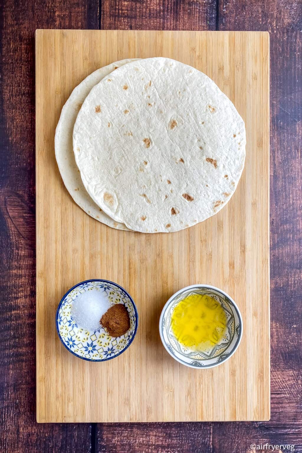 Air Fryer Cinnamon Tortilla Chips