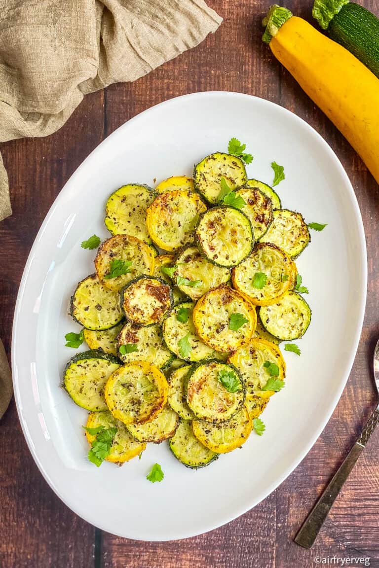 Air Fryer Squash and Zucchini
