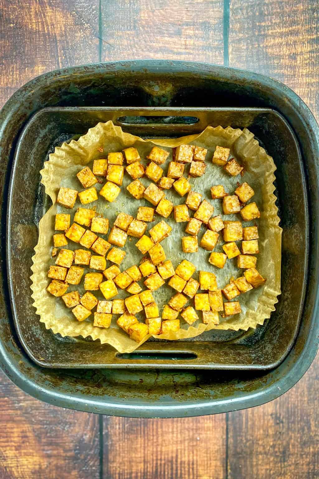 Air Fryer Tofu Cubes - airfryerveg.com